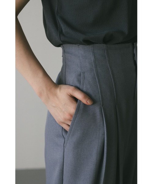 カットオフハイウエストワイドパンツ | STYLEMIXER パンツ カットオフハイウエストワイドパンツ