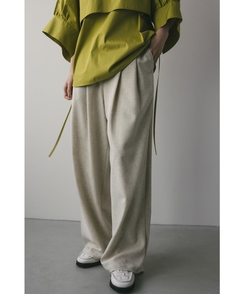 カットオフハイウエストワイドパンツ | STYLEMIXER | カットオフハイウエストワイドパンツ (パンツ