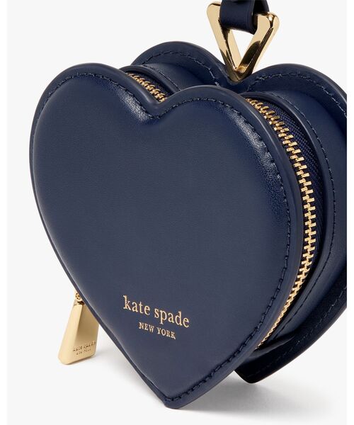 kate spade NEW YORK コインケース リブ ハート コイン パース
