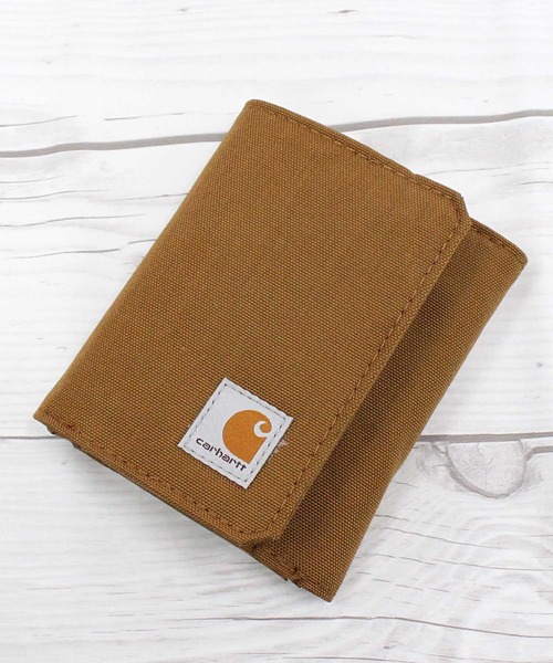 3フォールドナイロンウォレット財布 Carhartt 財布 ナイロンダック三つ折り財布 Nylon Duck Trifold