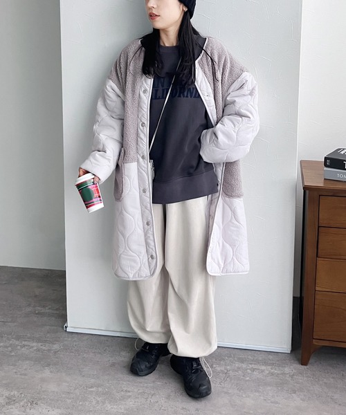 「reca」 コート L ブラック レディース_画像9