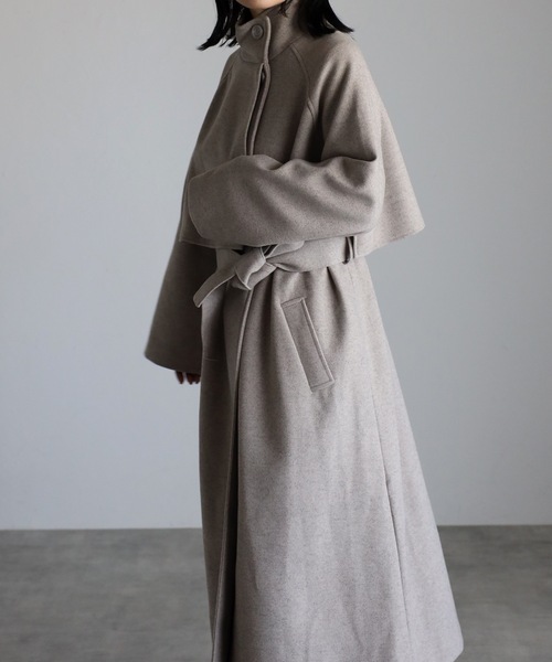 「ap retro」 コート FREE アイボリー レディース_画像3