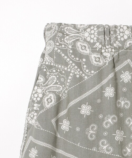 BEAMS mini パンツ バンダナ柄 ショートパンツ 2025SS（90