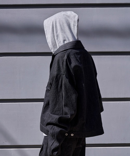 Nora Lily（ノラリリー） デニムジャケット gジャン 「Nora Lily」Tuck