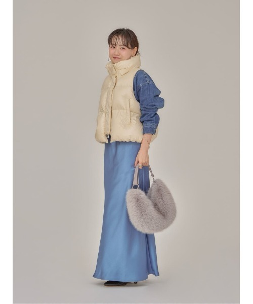 allureville（アルアバイル） ダウンベスト 2 ホワイト レディース