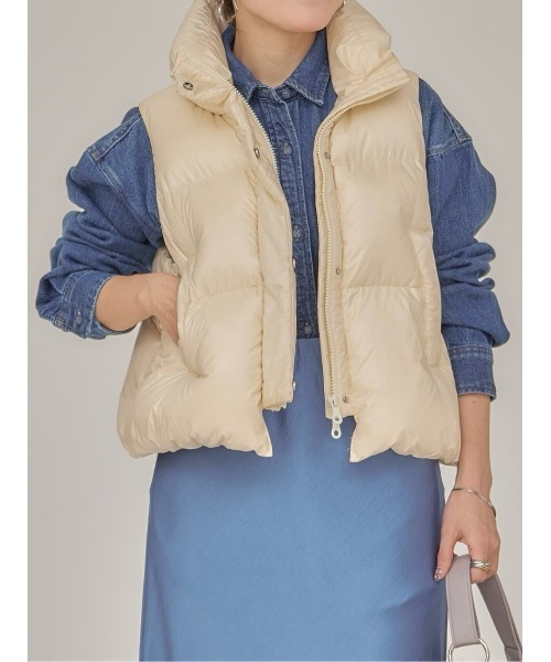 allureville（アルアバイル） ダウンベスト 2 ホワイト レディース