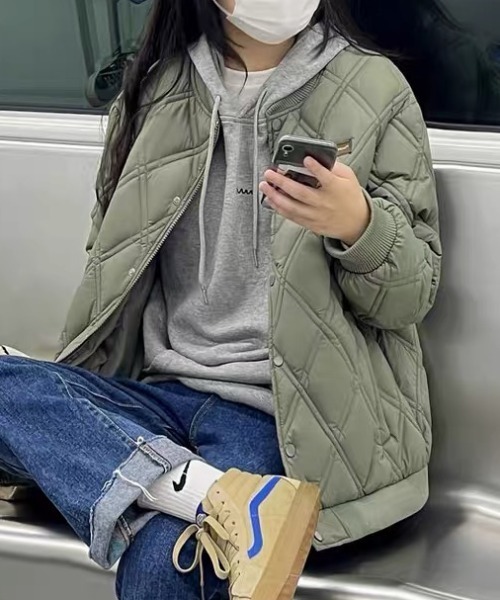 「DIAVEL」 ジャケット M カーキ レディース_画像6