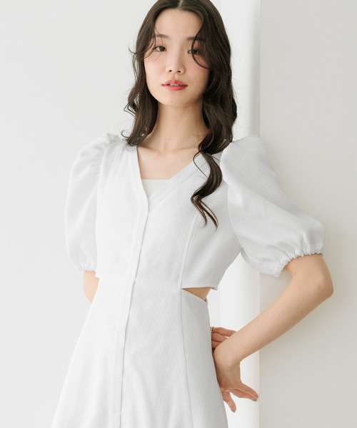 正規品 ESSENTIAL / カットアウトワンピース Heather（ヘザー） ワンピース アソートカットアウトワンピース 452500