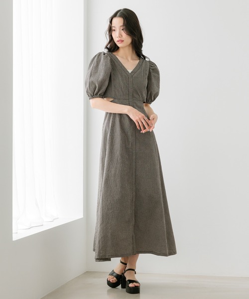 正規品 ESSENTIAL / カットアウトワンピース Heather（ヘザー） ワンピース アソートカットアウトワンピース 452500