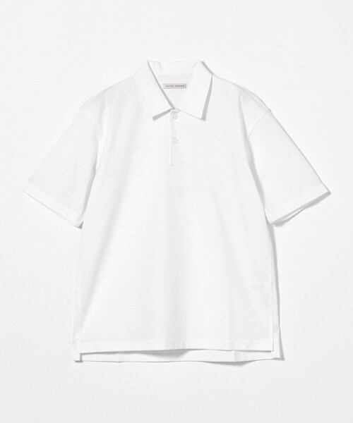 新品未使用 ユナイテッドアローズ COZY ポンチポロシャツ ホワイト Mサイズ UNITED ARROWS ポロシャツ ポンチ UA COZY -抗菌防臭・接触冷感