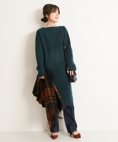 「Spick & Span」 ニットワンピース FREE ベージュ レディース_画像9