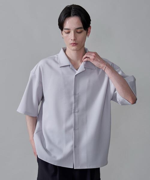 BROWNY シャツ BROWNY/ドライポリオープンカラーシャツ メンズ