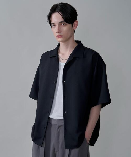 BROWNY シャツ BROWNY/ドライポリオープンカラーシャツ メンズ