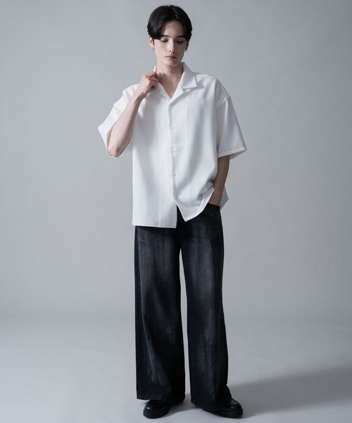 BROWNY シャツ BROWNY/「25年春夏新作」ドライポリオープン