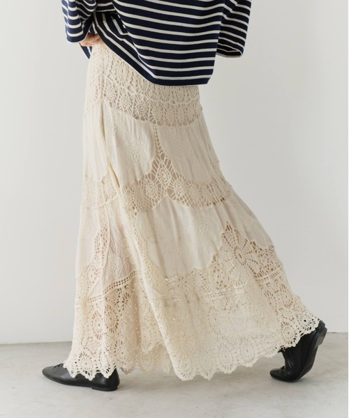 Libra Cue（リブラ キュー） スカート かぎ編みレーススカート