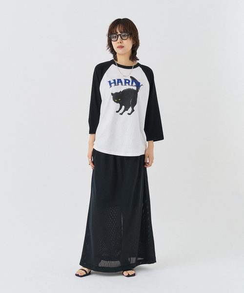 HARDY NOIR tシャツ 「追加」BLACK CAT Tシャツ レディース