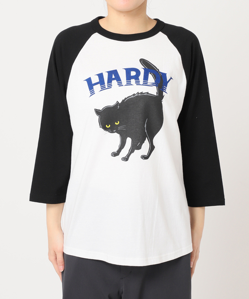 HARDY NOIR tシャツ 「追加」BLACK CAT Tシャツ レディース