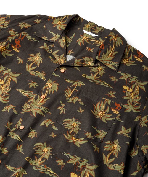 Sandinista シャツ Open Collar S/S Shirt / 開襟柄シャツ