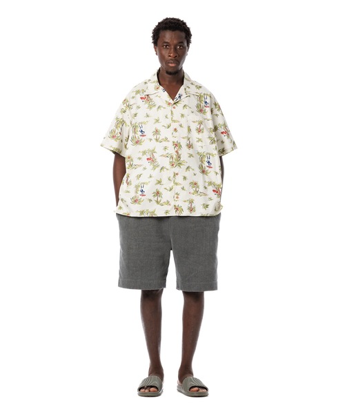 Sandinista シャツ Open Collar S/S Shirt / 開襟柄シャツ