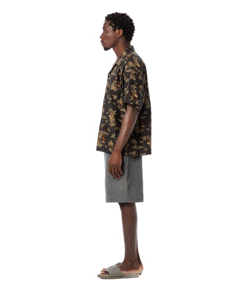 Sandinista シャツ Open Collar S/S Shirt / 開襟柄シャツ