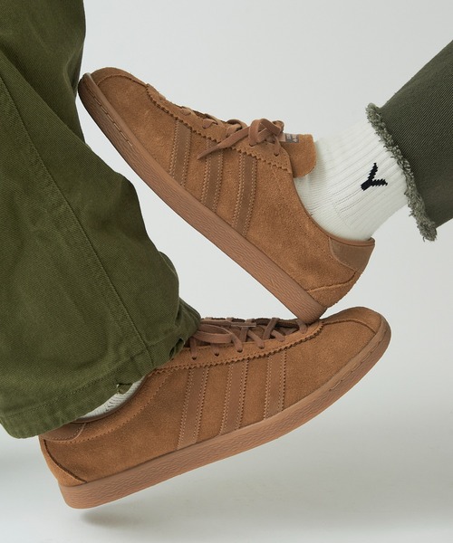 adidas tabacco 26.5センチ　タバコ　　箱付き 未使用箱付】'80s adidas tobacco カナダ産 タバコ 26cm - メルカリ