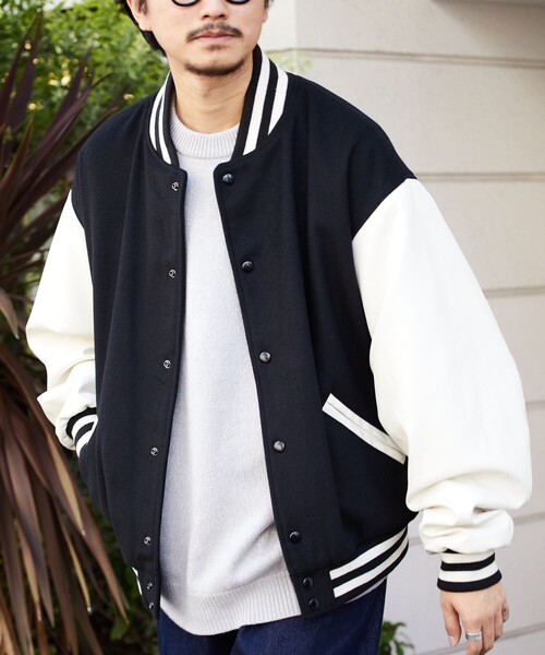 FREAK'S STORE（フリークスストア） スタジャン SMALL ブラック メンズ