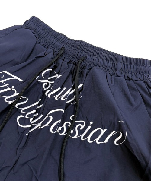 さなページです SHEENA（シーナ） スウェットパンツ ジャージ 刺繍ロゴカーブワイド