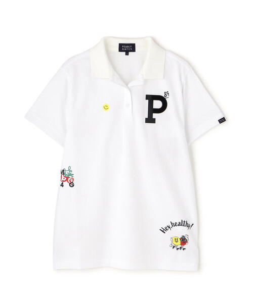 ポロシャツ ポロ 「PEARLY GATES」ワッフルメッシュ半袖ポロシャツ レディース PEARLY GATES ポロシャツ ポロ 「PEARLY GATES」ワッフル