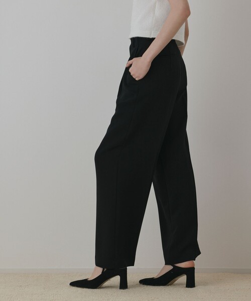 パンツ ハイウエストワイドパンツ レディースの画像