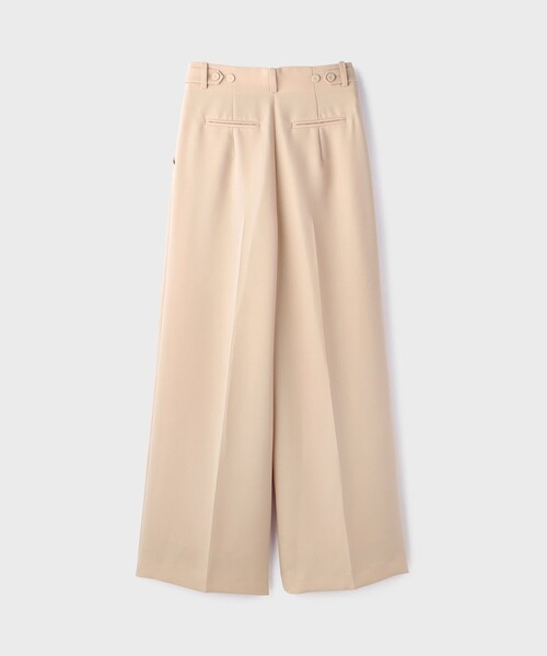 パンツ ハイウエストワイドパンツ レディースの画像