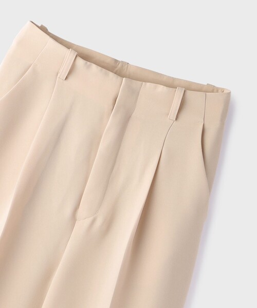 パンツ ハイウエストワイドパンツ レディースの画像