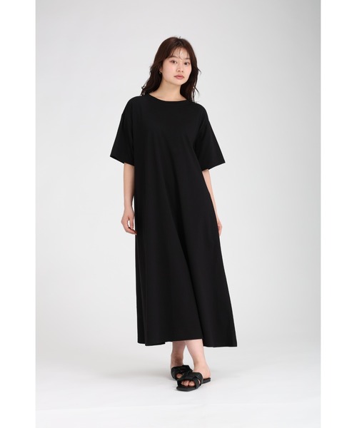 近年美品　ADEAM アディアム　美シルエット　ワンピース fifth（フィフス） ワンピース 「汗ジミ防止」Aラインフレアー