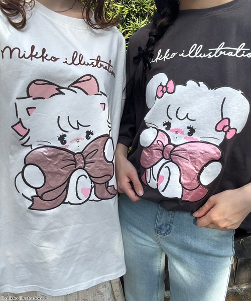 LiSA×SPINNS キャラクタービッグTシャツ ホワイト 新品 LiSA×SPINNS キャラクタービッグTシャツ ホワイト 新品 Amazon