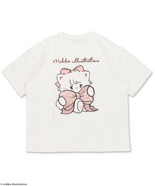 LiSA×SPINNS キャラクタービッグTシャツ ホワイト 新品 LiSA×SPINNS キャラクタービッグTシャツ ホワイト 新品 Amazon