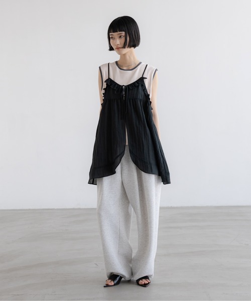 LOWRYS FARM（ローリーズファーム） タンクトップ ノースリーブ ハイ