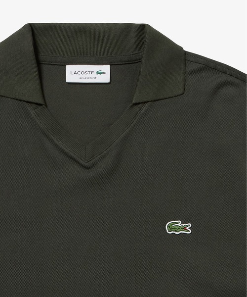 LACOSTE ポロシャツ L.12.12アレンジ スキッパーネック