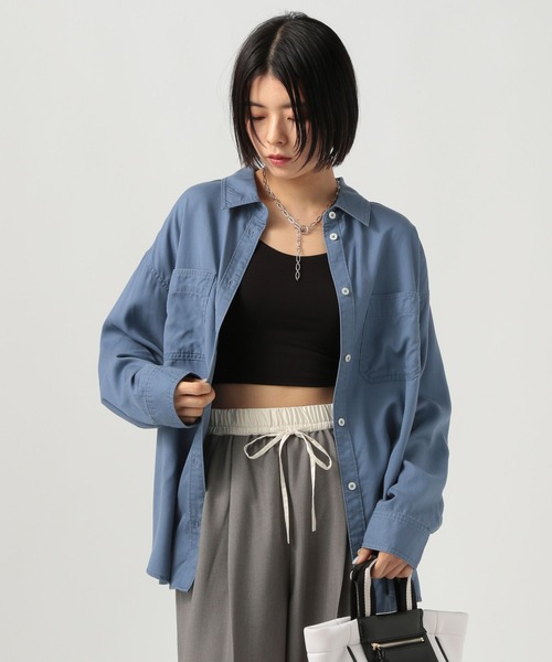 BAYFLOW（ベイフロー） ブラウス シャツ 2WAYスタンダートシャツ