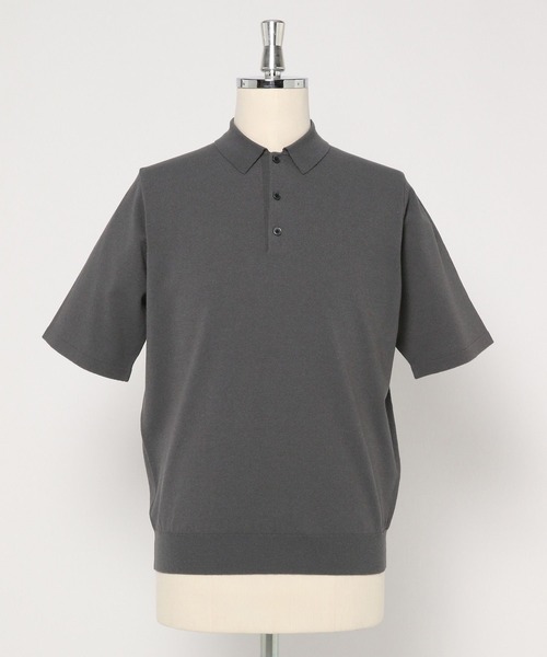 「GLOBAL WORK」 半袖ニット SMALL ブラック メンズ
