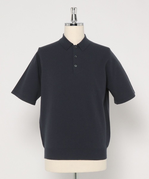 「GLOBAL WORK」 半袖ニット SMALL ブラック メンズ