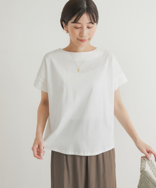 「URBAN RESEARCH DOORS」 半袖カットソー MEDIUM ベージュ レディース