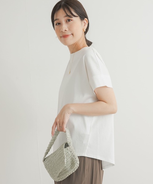 「URBAN RESEARCH DOORS」 半袖カットソー MEDIUM ベージュ レディース