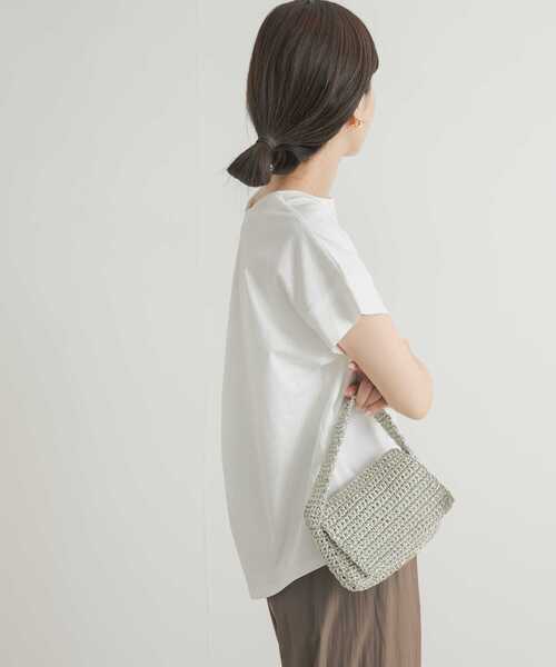 「URBAN RESEARCH DOORS」 半袖カットソー MEDIUM ベージュ レディース