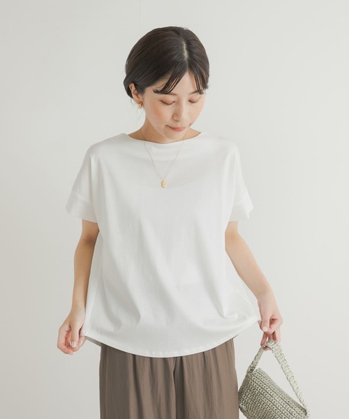 「URBAN RESEARCH DOORS」 半袖カットソー MEDIUM ベージュ レディース