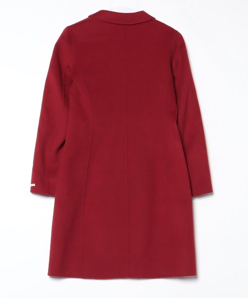 「S MAXMARA」 チェスターコート 36 レッド レディース_画像2