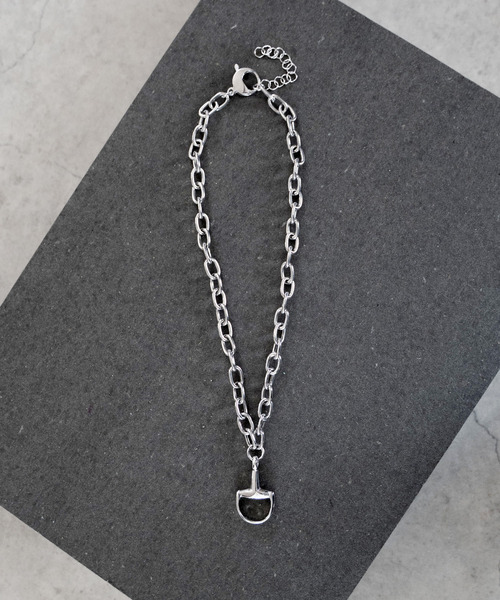 ネックレス BIT NECKLACE イタリア製シルバー925ビットモチーフネックレス / 4536 メンズ レディースの画像