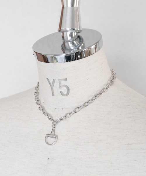 ネックレス BIT NECKLACE イタリア製シルバー925ビットモチーフネックレス / 4536 メンズ レディースの画像