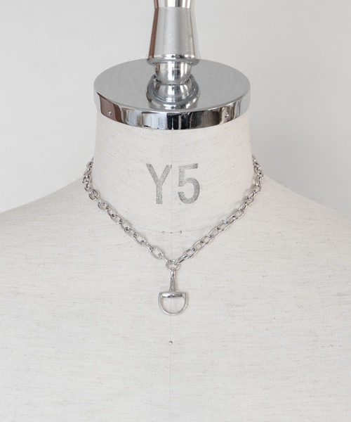 ネックレス BIT NECKLACE イタリア製シルバー925ビットモチーフネックレス / 4536 メンズ レディースの画像