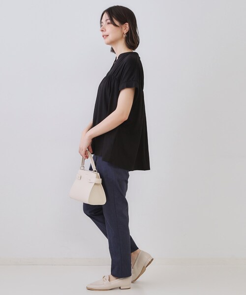 イソップ OPAQUE.CLIP tシャツ スキッパーフレアカットソー「接触冷感