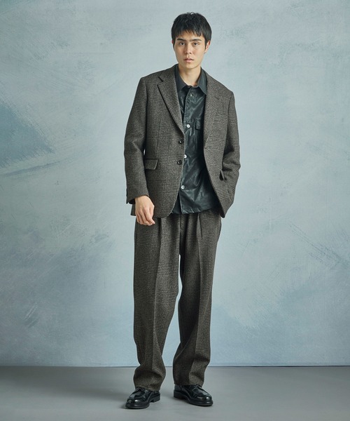 MEN'S BIGI（メンズビギ） シャツ フェイクレザーCPOシャツ メンズ