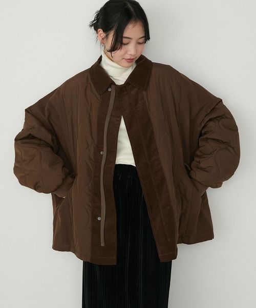 forksy. ミリタリージャケット モッズコート 「forksy.」異素材